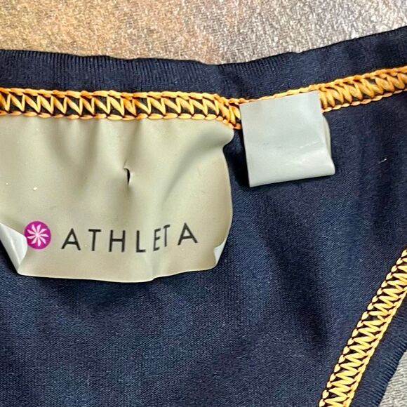 Athleta Chi Racerback Multi-color Lava Print Tank Top XS - Picture 4 of 9